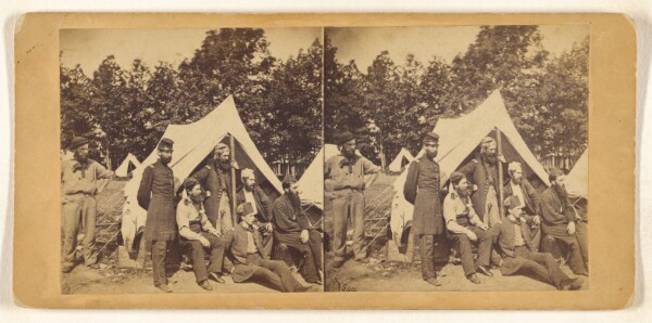 Edward and Henry T. Anthony & Co., Camp Life, Army of the Potomac. Looking at the Artist.