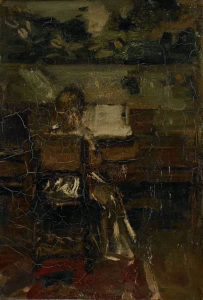 Jacob Maris, Meisje aan de piano