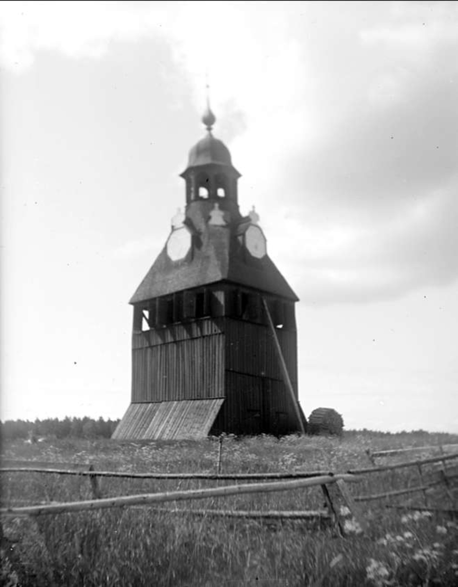 August Fredrik Schagerström, Klockstapeln vid Veckholms kyrka, Veckholms socken, Uppland i juni 1925