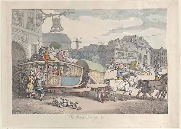 Thomas Rowlandson, Paris Diligence