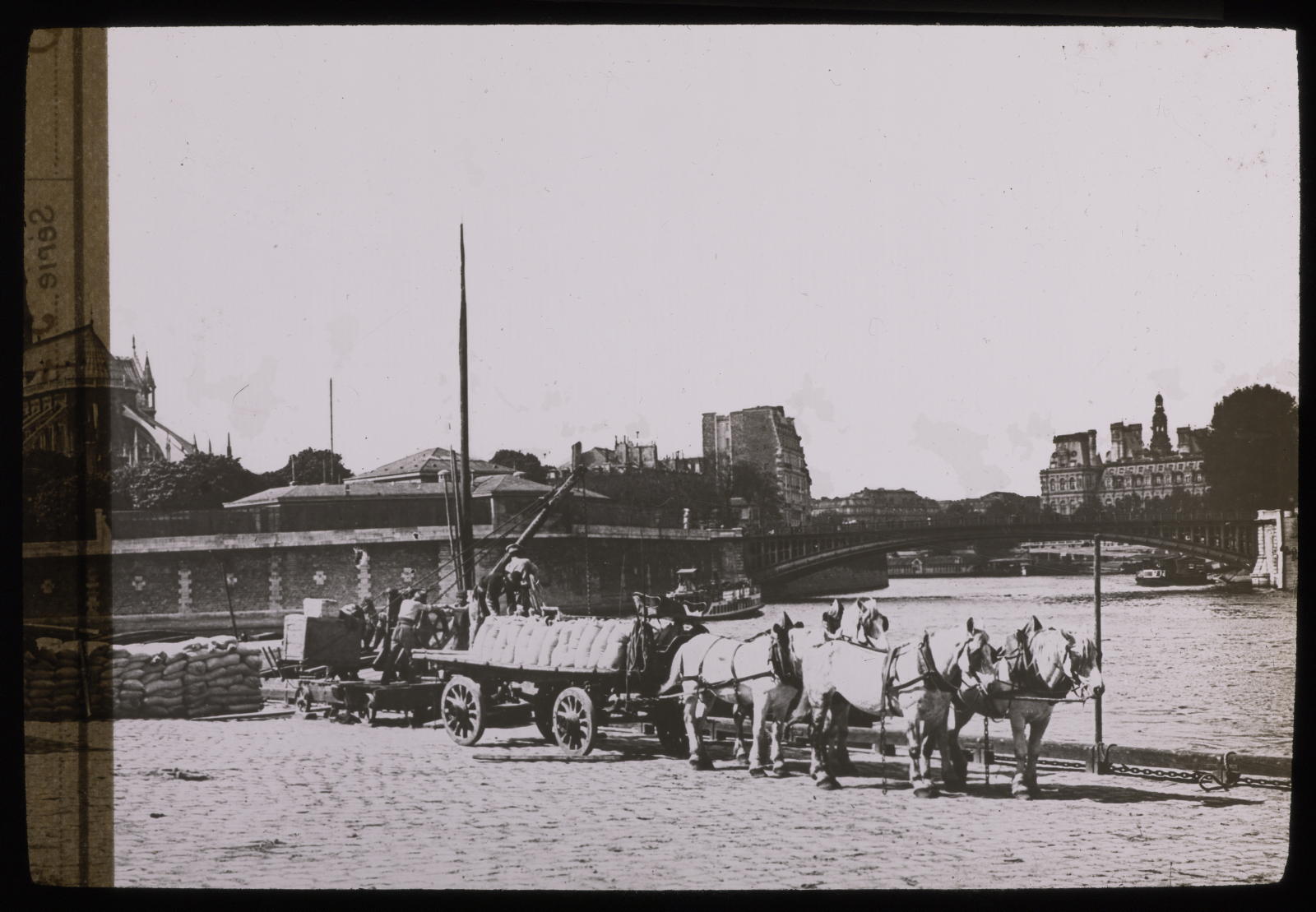 Desconegut, La Seine, Notre Dame et la Marque. Paris Mazo, E.