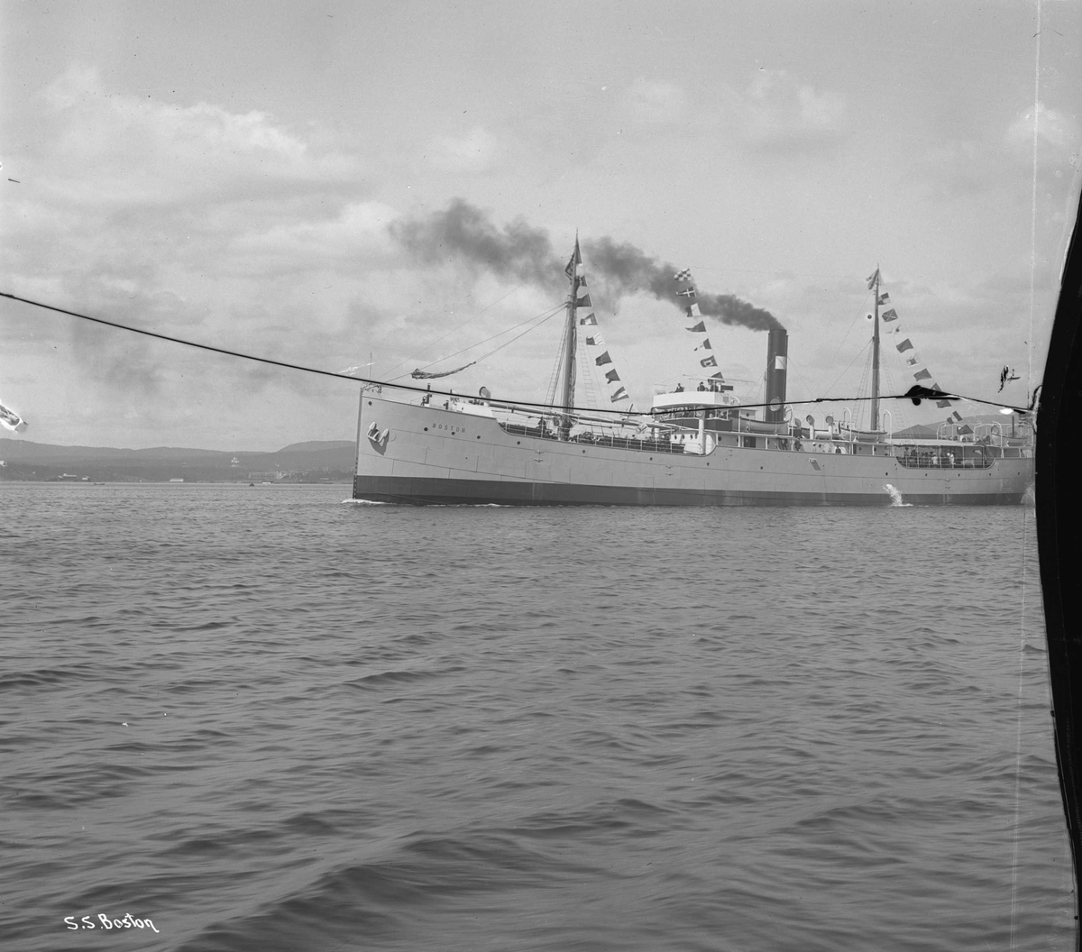Anders Beer Wilse, D/S Boston (b. 1905, Nylands Verksted, Christiania)