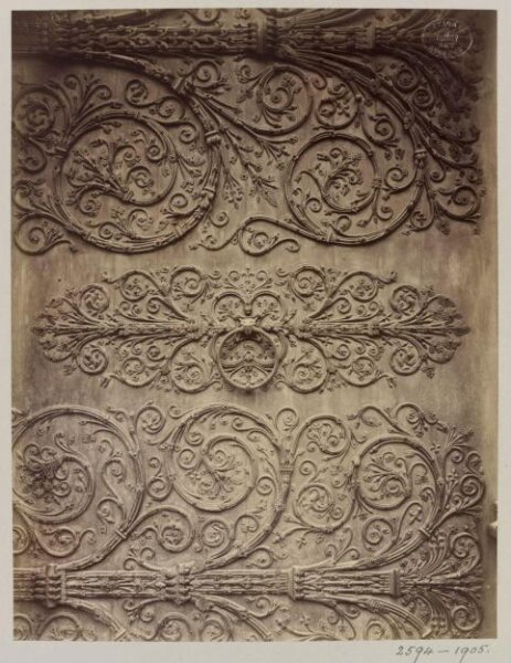 Atget, Jean-Eugène-Auguste, West Doorway, Notre Dame, Paris, France