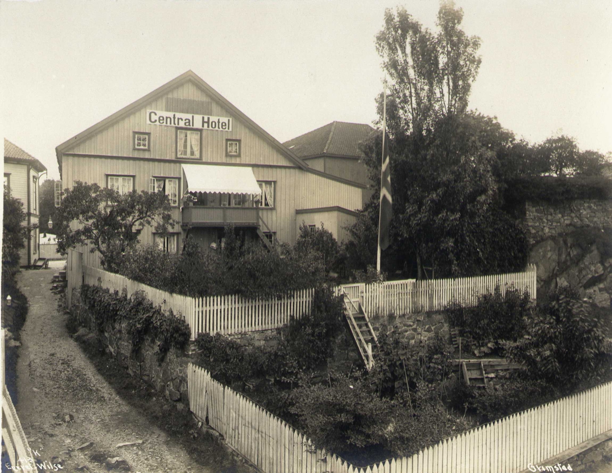 Anders Beer Wilse, Central Hotel, Grimstad, Aust-Agder.