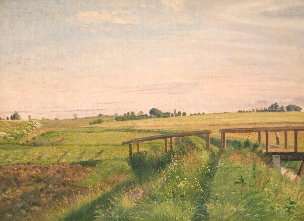 Vilhelm Kyhn, Marklandskab med en bro