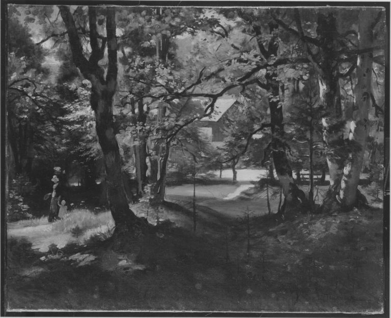 Ludwig Thiersch, Sonniges Waldbild