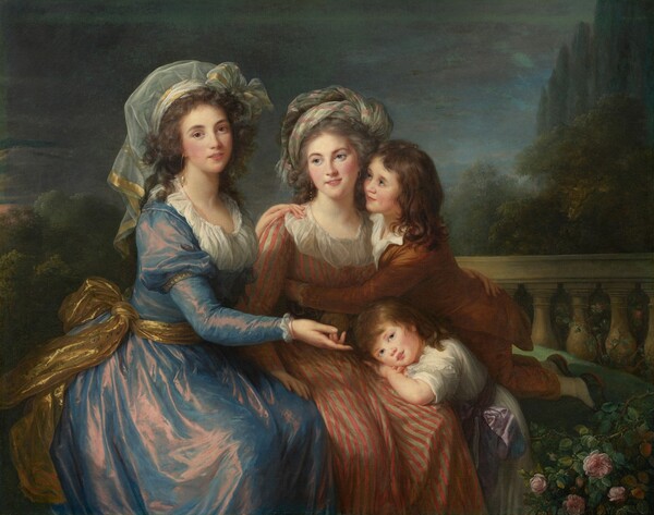 Élisabeth-Louise Vigée Le Brun, The Marquise de Pezay, and the Marquise de Rougé with Her Sons Alexis and Adrien