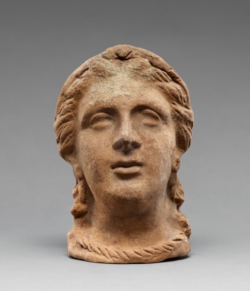 Unknown, Votive Head of a Youthful Woman