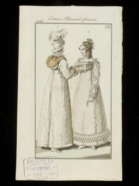 Unknown, Costumes Allemands et Francois