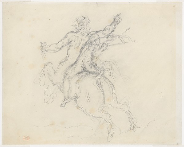 Eugène Delacroix, The Education of Achilles