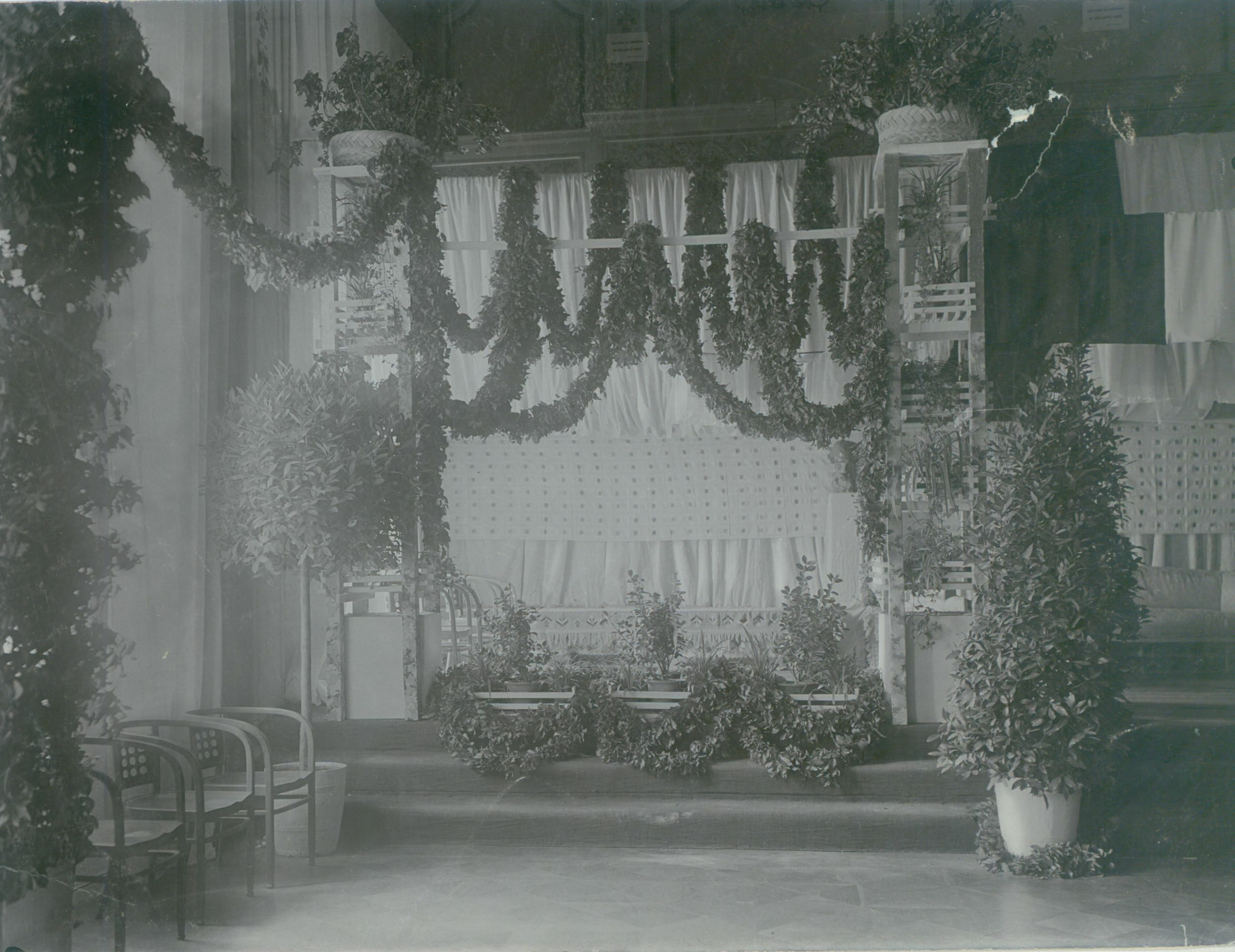 Viktor Kovačić, Uređenje dvorane Glazbenog zavoda za održavanje Plitvičkog plesa, 1908.