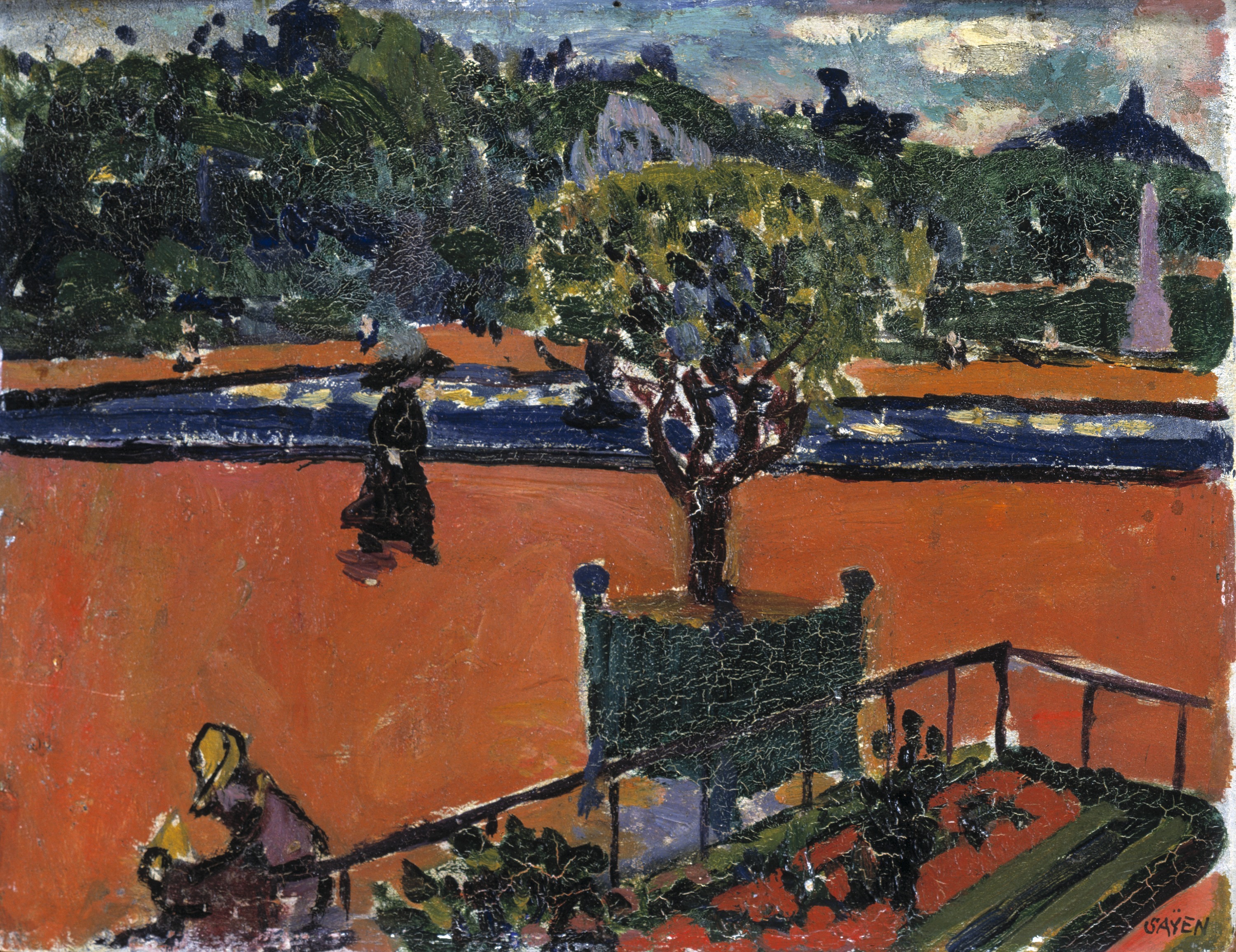 H. Lyman Saÿen, In the Luxembourg Gardens