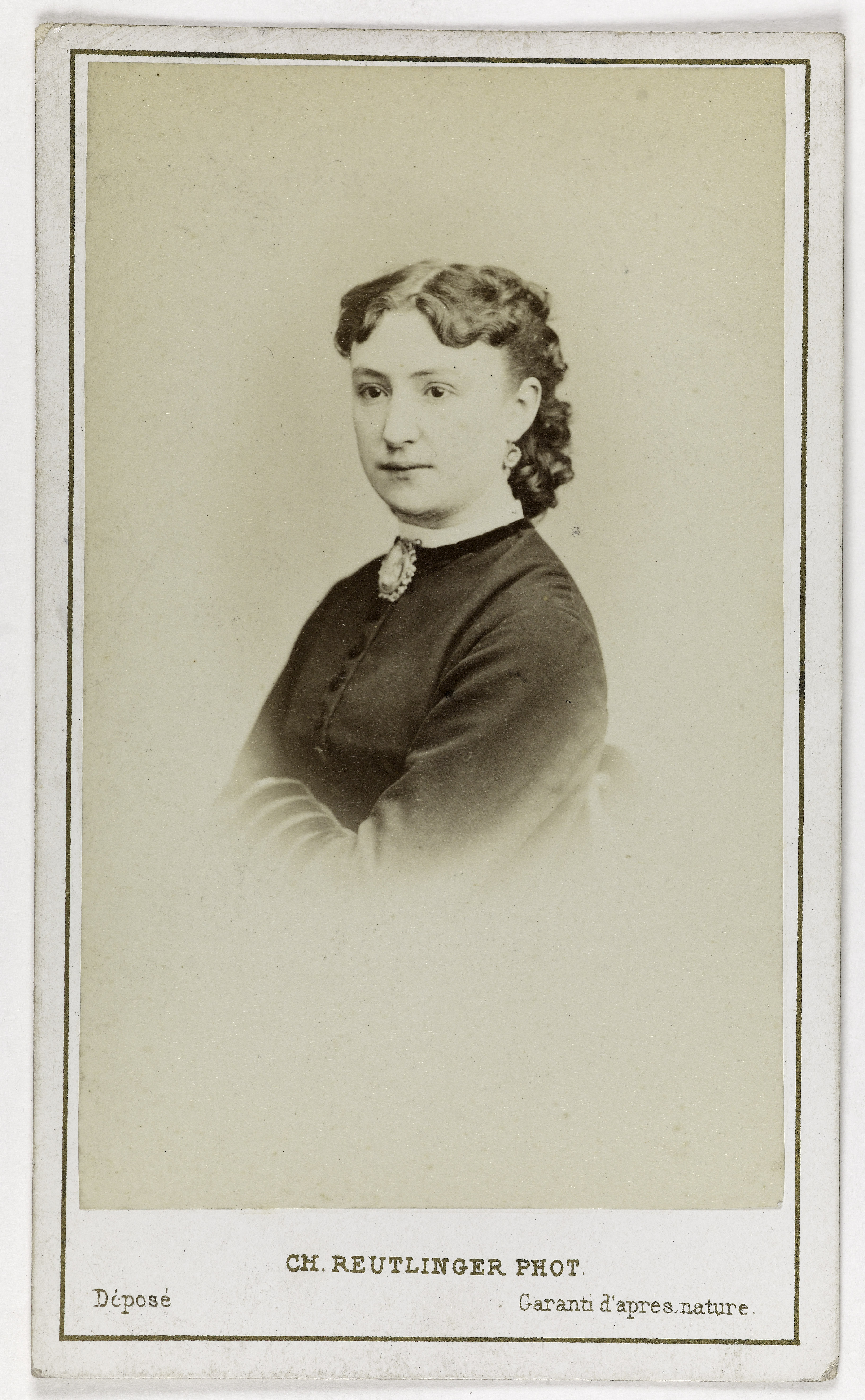 Charles Reutlinger, Portrait de Méralda, actrice.