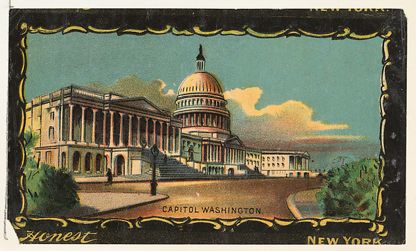 W. Duke, Sons & Co., Capitol, Washington, D.C., from the Transparencies series (N137) issued by W. Duke, Sons & Co. to promote Honest Long Cut Tobacco