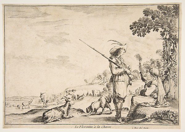 Stefano della Bella, Le Florentin à la chasse