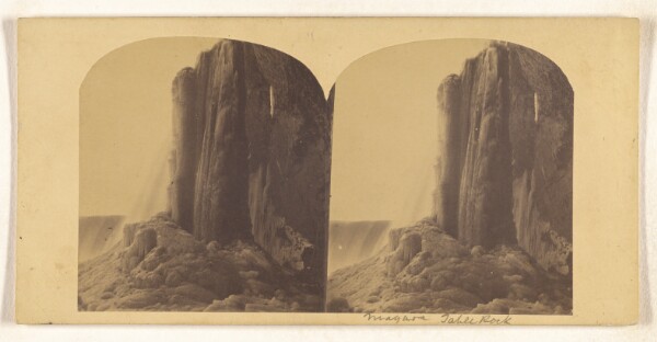 George Stacy, Niagara, below Table Rock, in Winter.