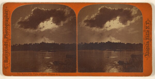 Charles Bierstadt, Spray of the Falls, at Sunset, Niagara N.Y.