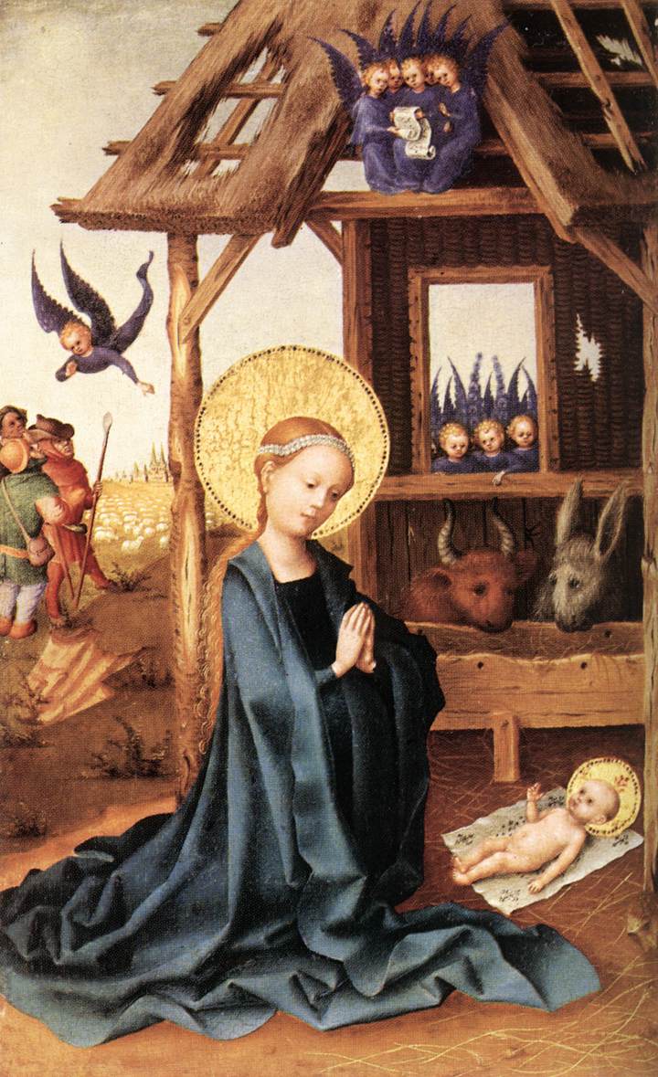 Stefan Lochner, Adoration of the Child Jesus