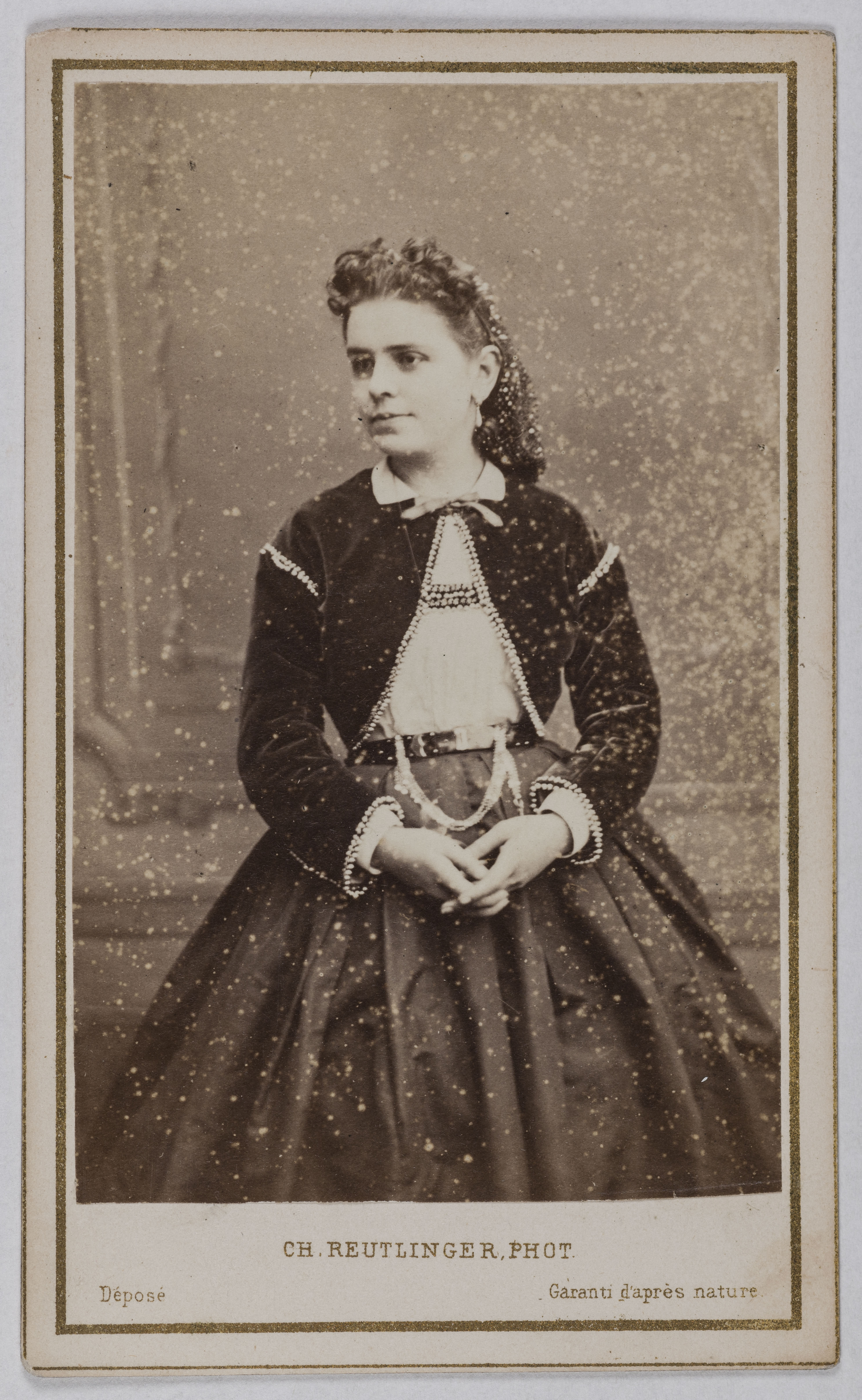 Charles Reutlinger, Portrait de Célestine Galli-Marié (née Marié, épouse Galli), (1840-1905), (chanteuse lyrique)