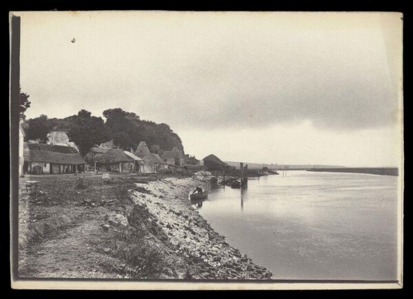 Gale, Lt. Col. Joseph, Thatched-roof Cottages along Shoreline