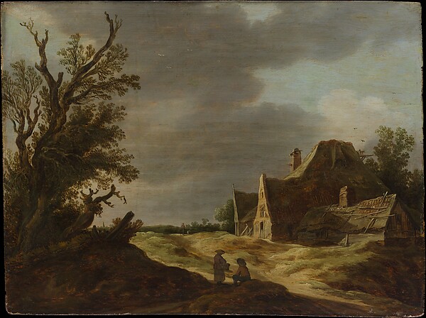 Jan van Goyen, Sandy Road with a Farmhouse