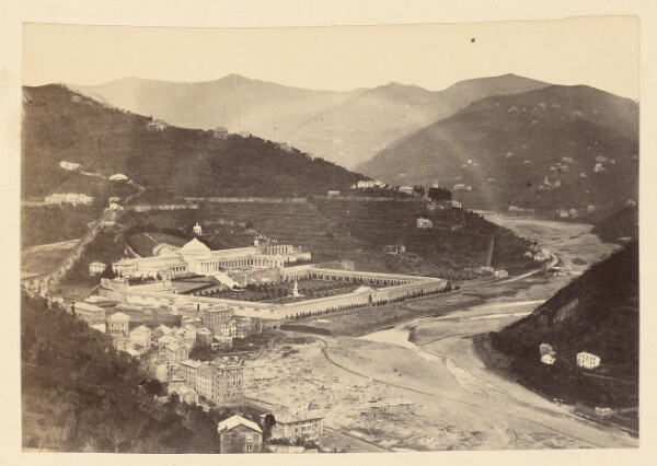 Unknown, [Distant view of Cimitero monumentale di Staglieno, Genoa]