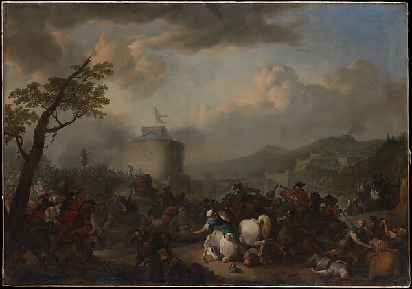 Johannes Lingelbach, Battle Scene