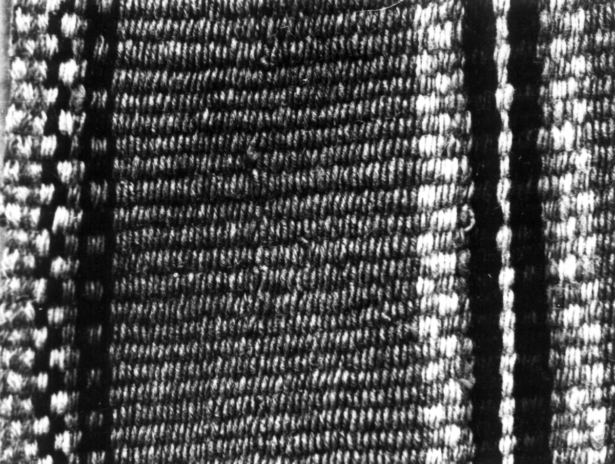 Anna Grostøl, Detalj av greneteppe. Tromsø, Troms 1947.