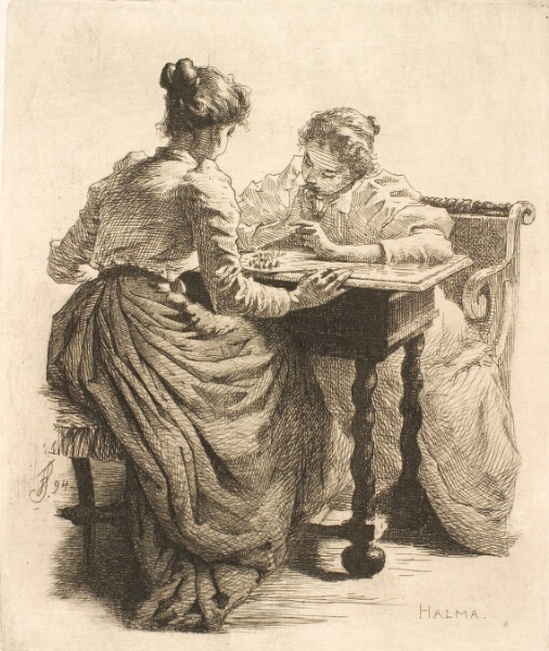 Frans Schwartz, Halma
