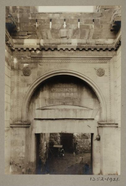 K.A.C. Creswell, Detail of gateway, Bab al-Nasr, Cairo