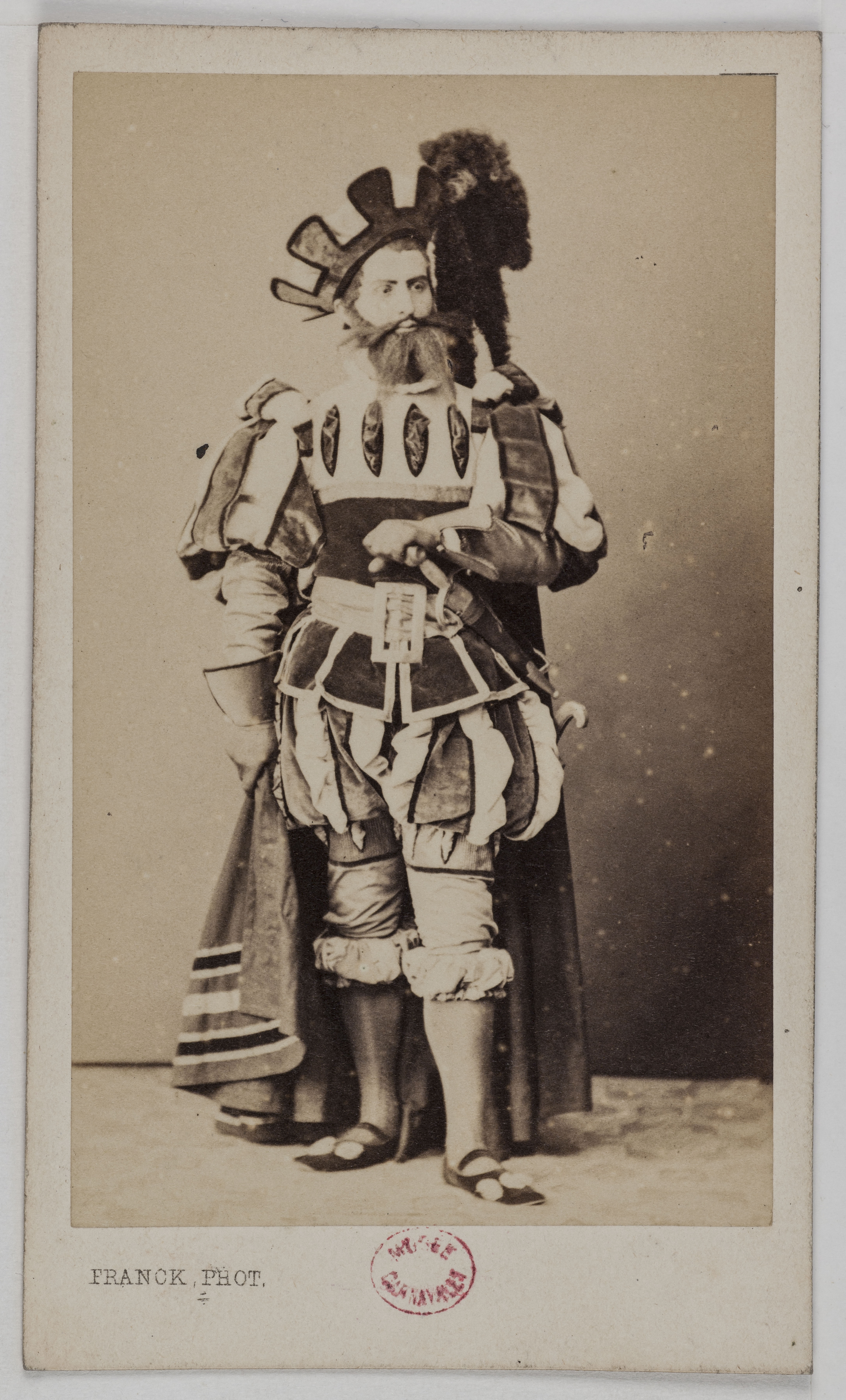 Franck, Portrait de Pierre François Wartel (1806-1882), ténor et professeur de chant.