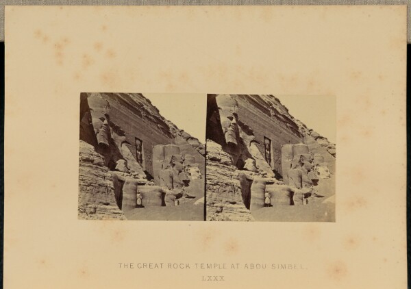 Francis Frith, The Great Rock Temple at Abou Simbel