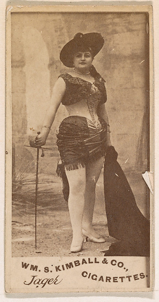 William S. Kimball & Company, Mlle. Jager, from the Actresses series (N203) issued by Wm. S. Kimball & Co.