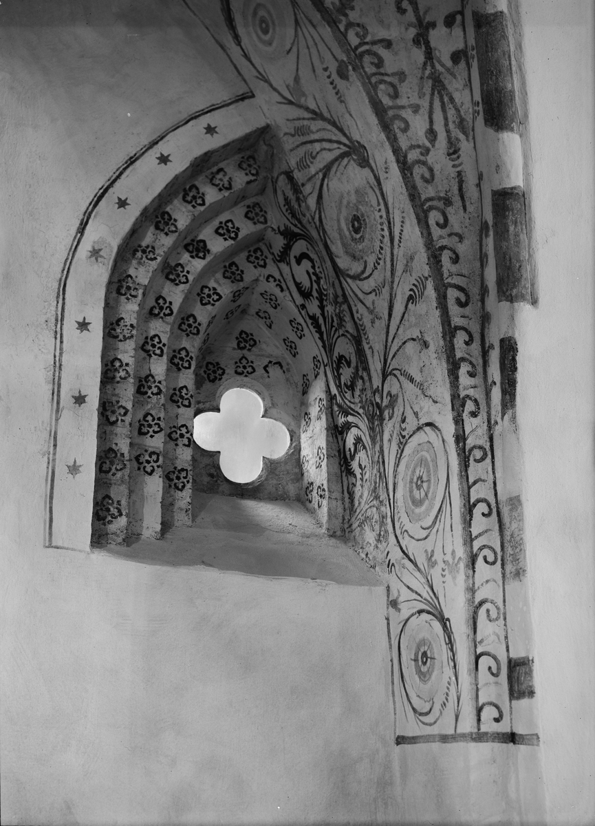 Paul Sandberg, Lime painting in Bälinge Church, Uppland 1938