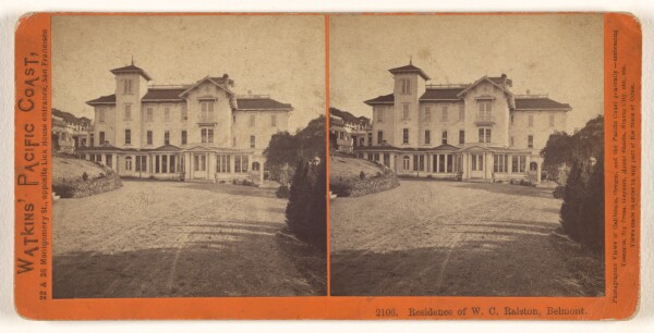 Carleton Watkins, Residence of W.C. Ralston, Belmont.
