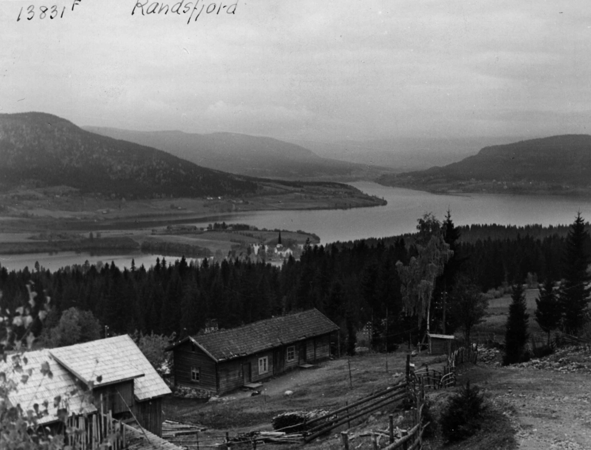 Anders Beer Wilse, Fluberg, Randsfjorden.