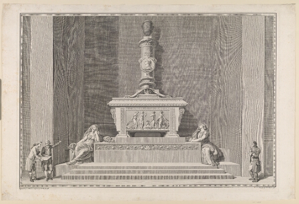 J.F. Clemens, Frederik V´s gravmonument i Roskilde Domkirke