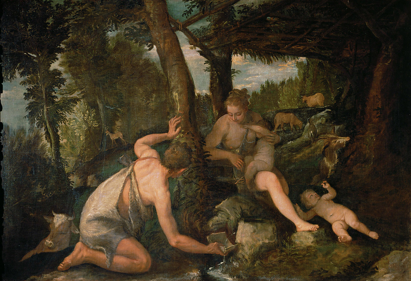 Paolo Veronese, Adam and Eve after the Expulsion from Paradise