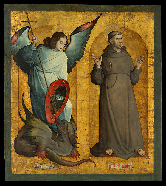 Juan de Flandes, Saints Michael and Francis
