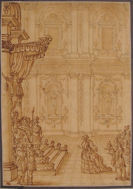 Anonymous, French, 18th century, Esther before Ahasuerus
