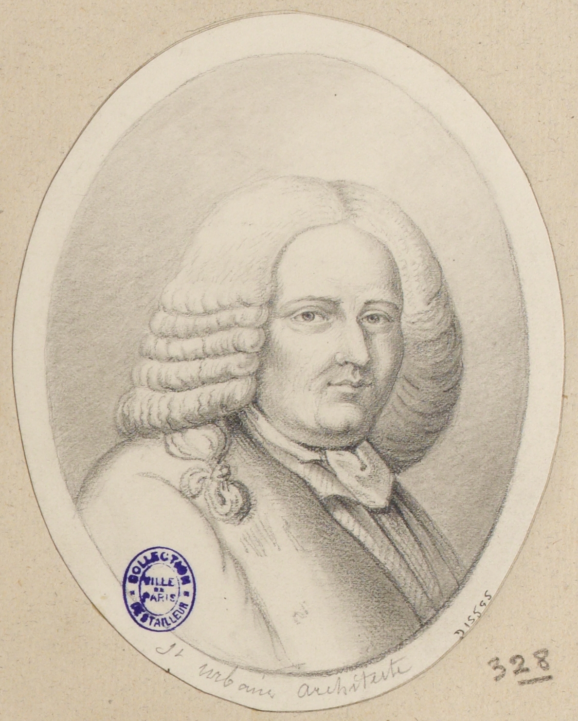 Anonyme, Portrait de l'architecte Saint-Urbain
