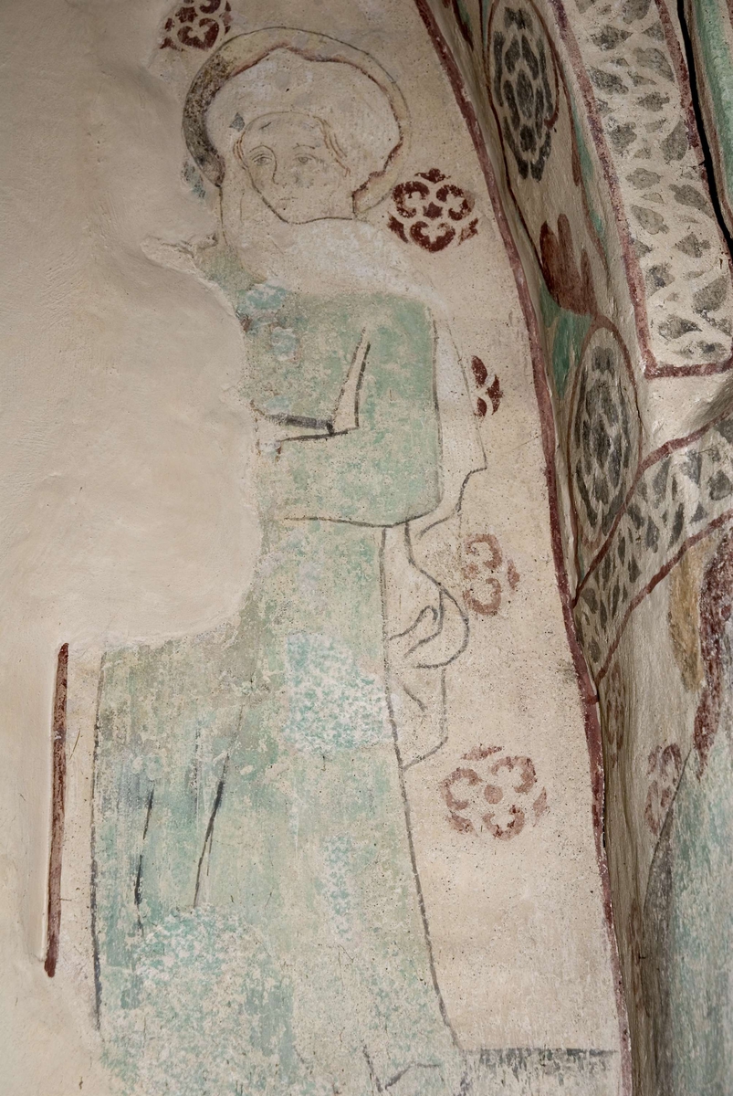 Bengt Backlund, Kalkmålning i Övergrans kyrka, Uppland 2009