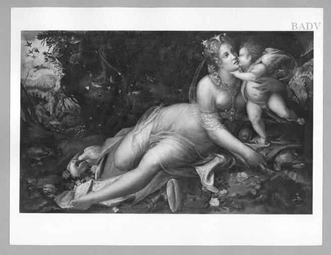 Frans Floris, Venus and Amor in scenery