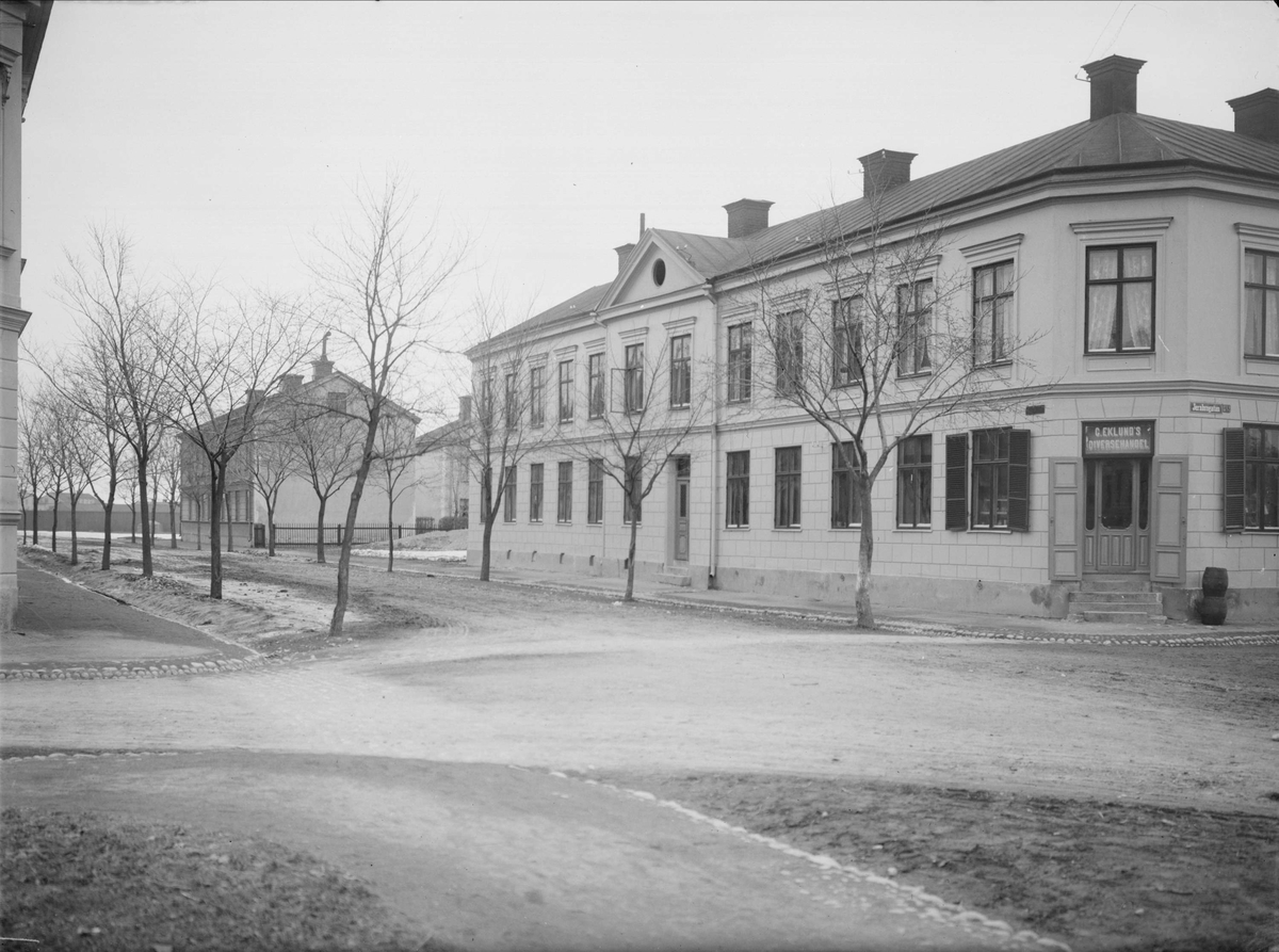 Alfred Dahlgren, Storgatan - S:t Olofsgatan, Kvarngärdet, Uppsala 1901 - 1902