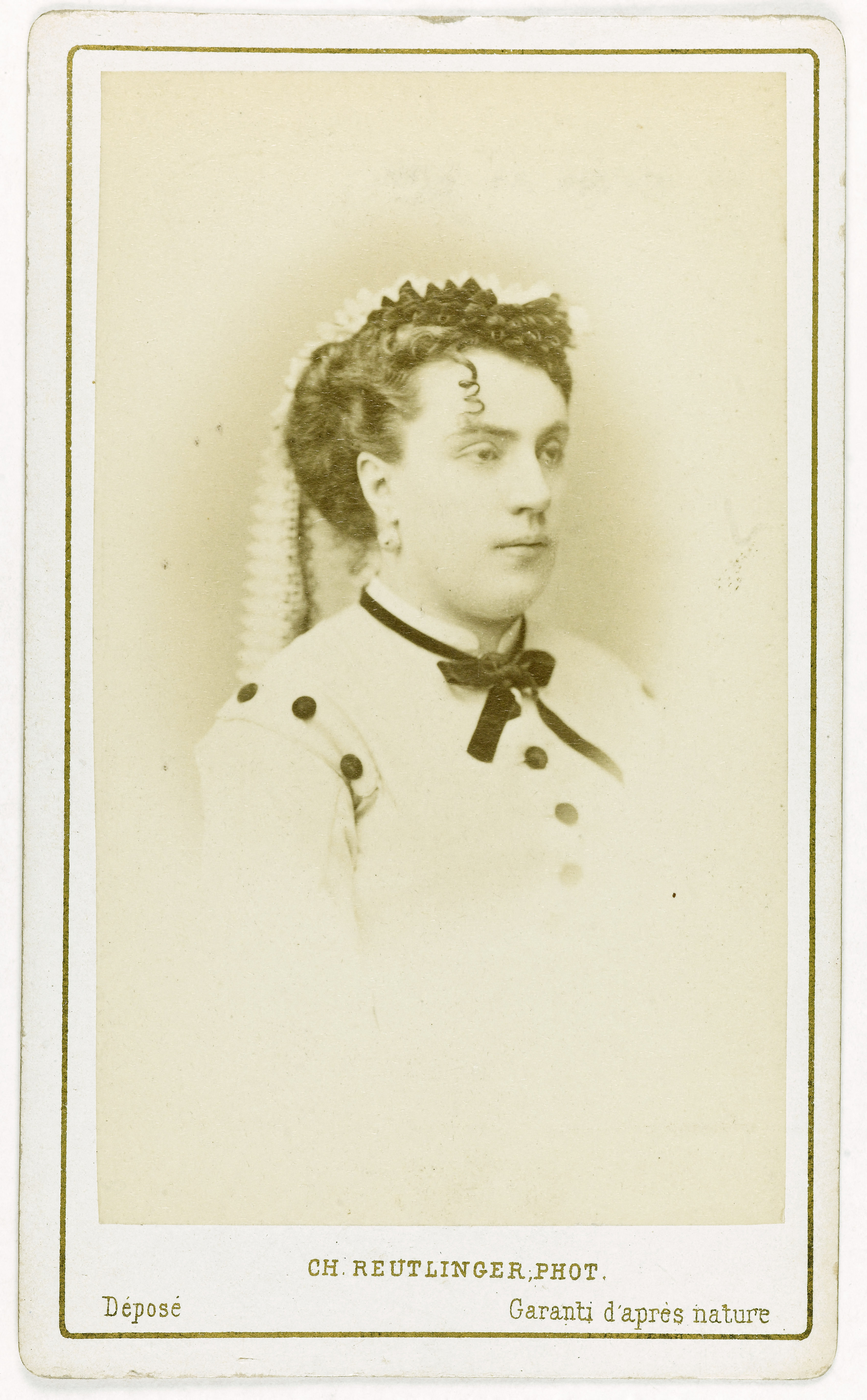 Charles Reutlinger, Portrait de Thérésa, (Emma Thérèse dite Valadon, épouse de Mr Guilloreau, 1837-1913), chanteuse comique.