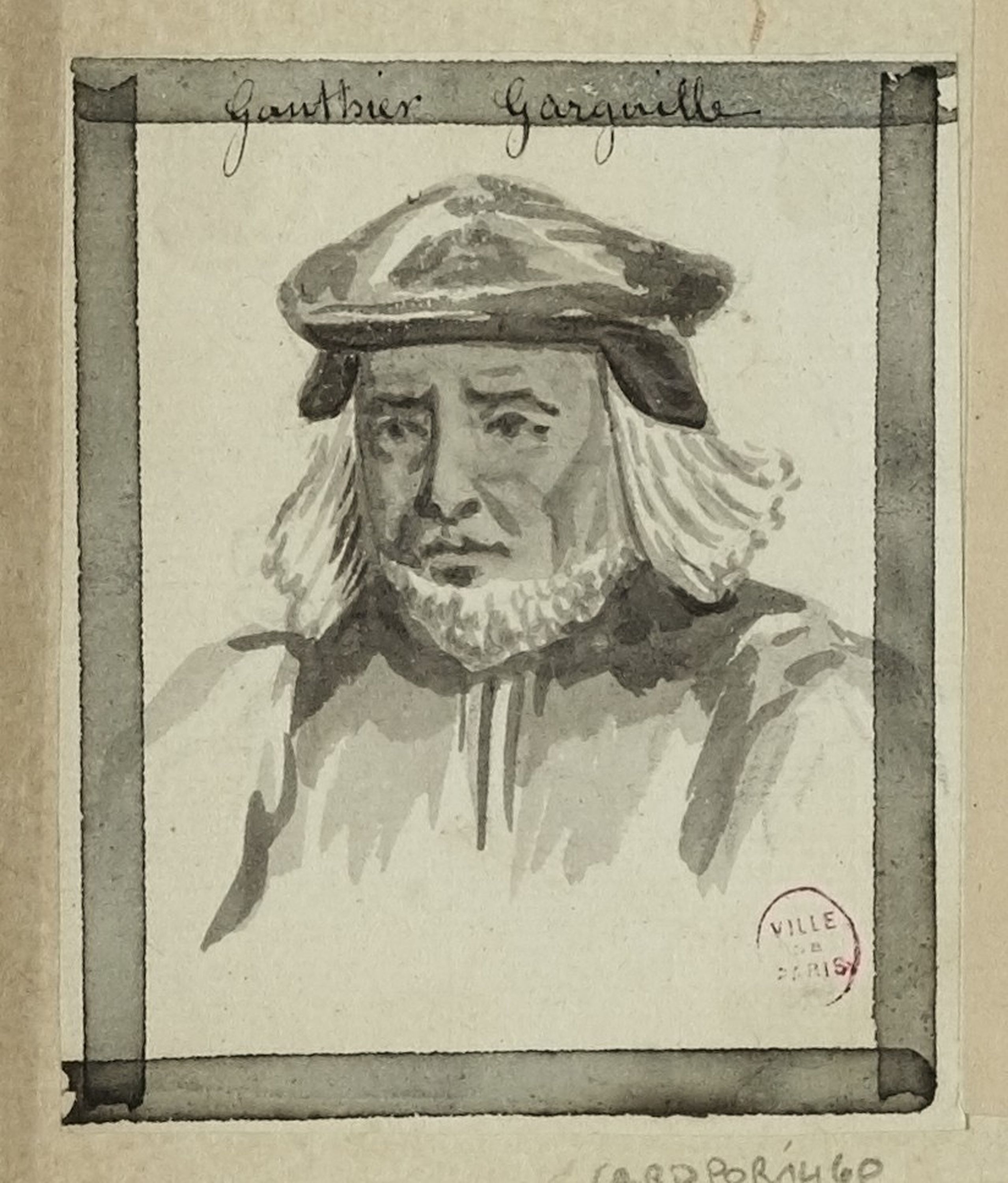Anonyme, Portrait de Gaultier-Garguille.
