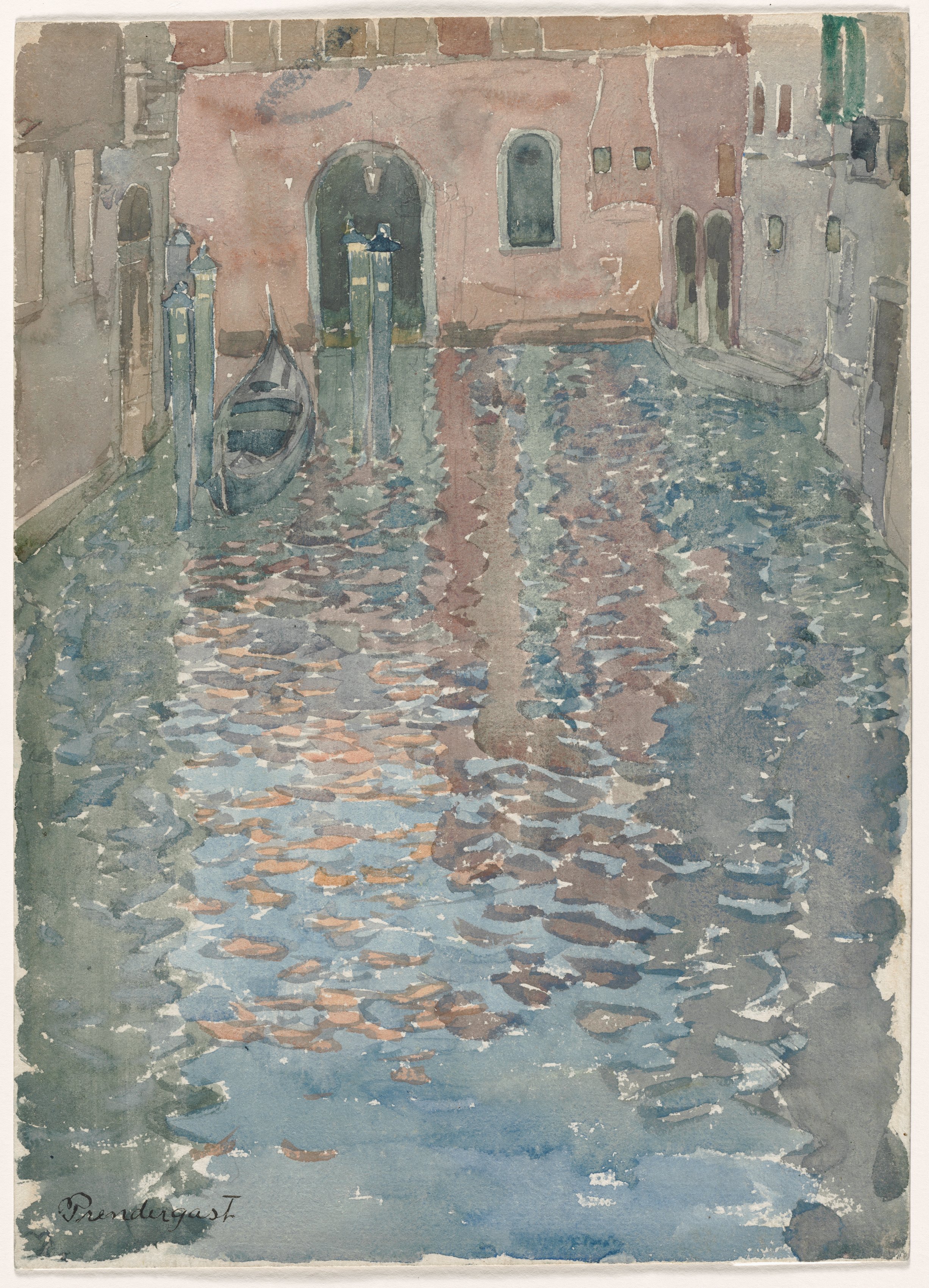 Maurice Prendergast, Venetian Canals