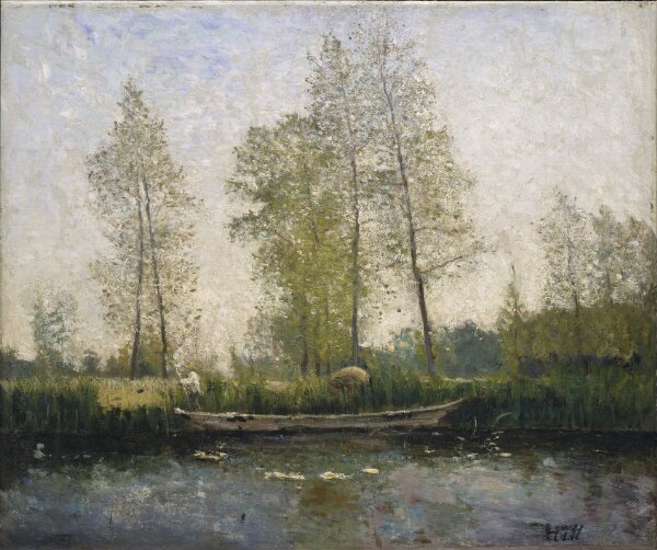 Carl Fredrik Hill, Seine-landskap. Motiv från St Germain