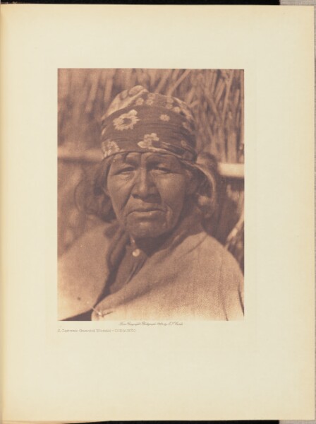 Edward S. Curtis, A Capitan Grande Woman - Diegueño