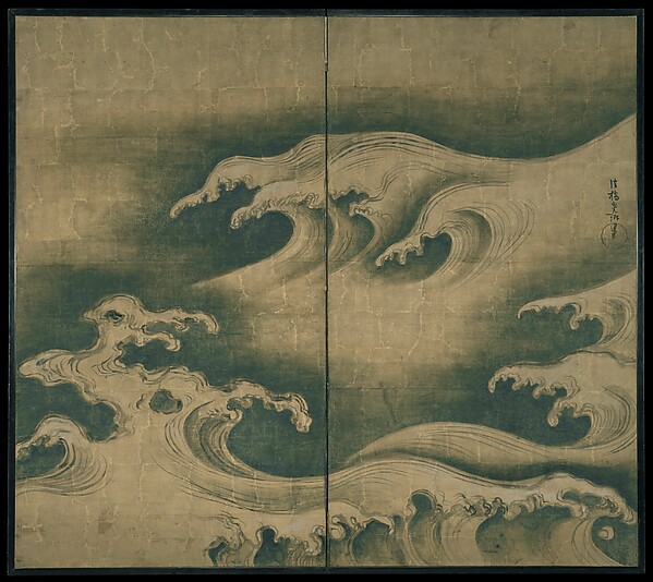 Ogata Kōrin, Rough Waves
